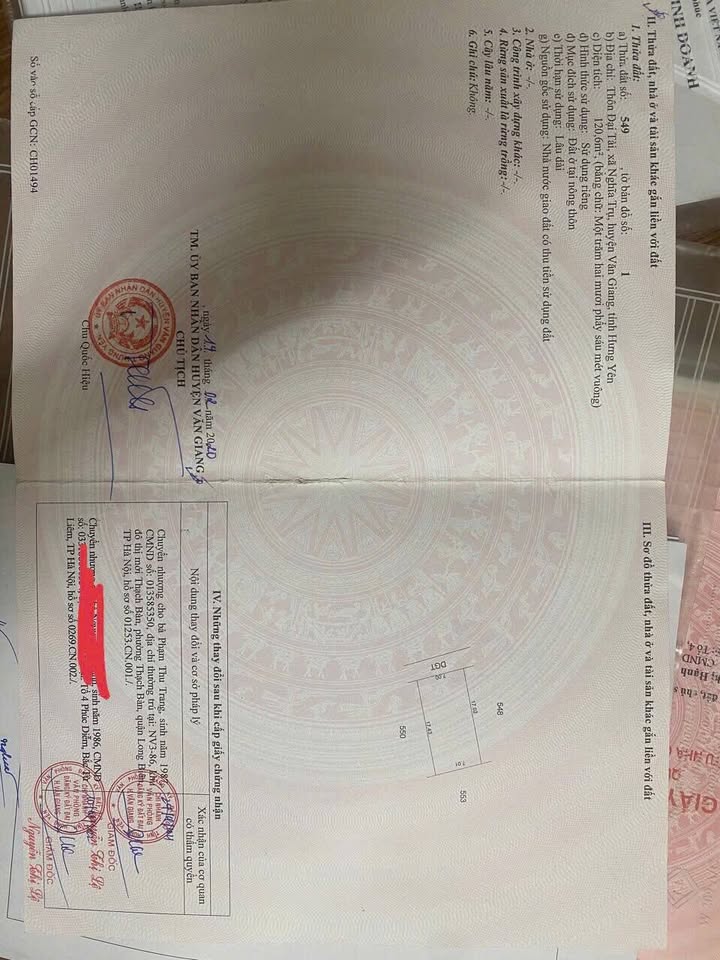 Đất nền Nghĩa Trụ, Văn Giang 117.8m² giá 4.712 tỷ - Đầu tư sinh lời tốt!