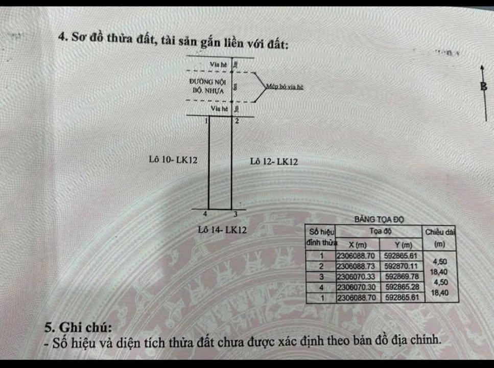 Đất nền khu TĐC Hộ Phụ Xi Măng - Đồng Thái, An Dương 82m² giá 3 tỷ - Vị trí đẹp, cơ hội đầu tư lý tưởng!