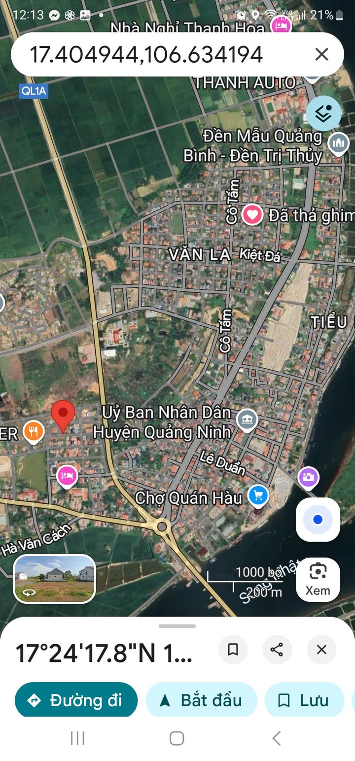 Đất Tái định cư Quán Hàu 291,8m² giá 2 tỷ - Lô góc 2 mặt tiền kinh doanh đắc địa!