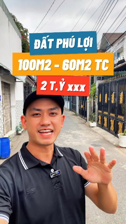 Đất nền thổ cư Phú Lợi 100m² giá tốt - Cơ hội đầu tư hiếm có!