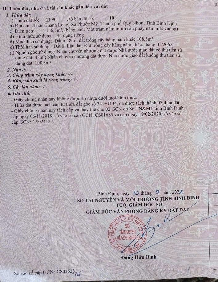 Đất thổ cư Phước Mỹ, Quy Nhơn 156m² chỉ 600 triệu - Cơ hội đầu tư tuyệt vời!