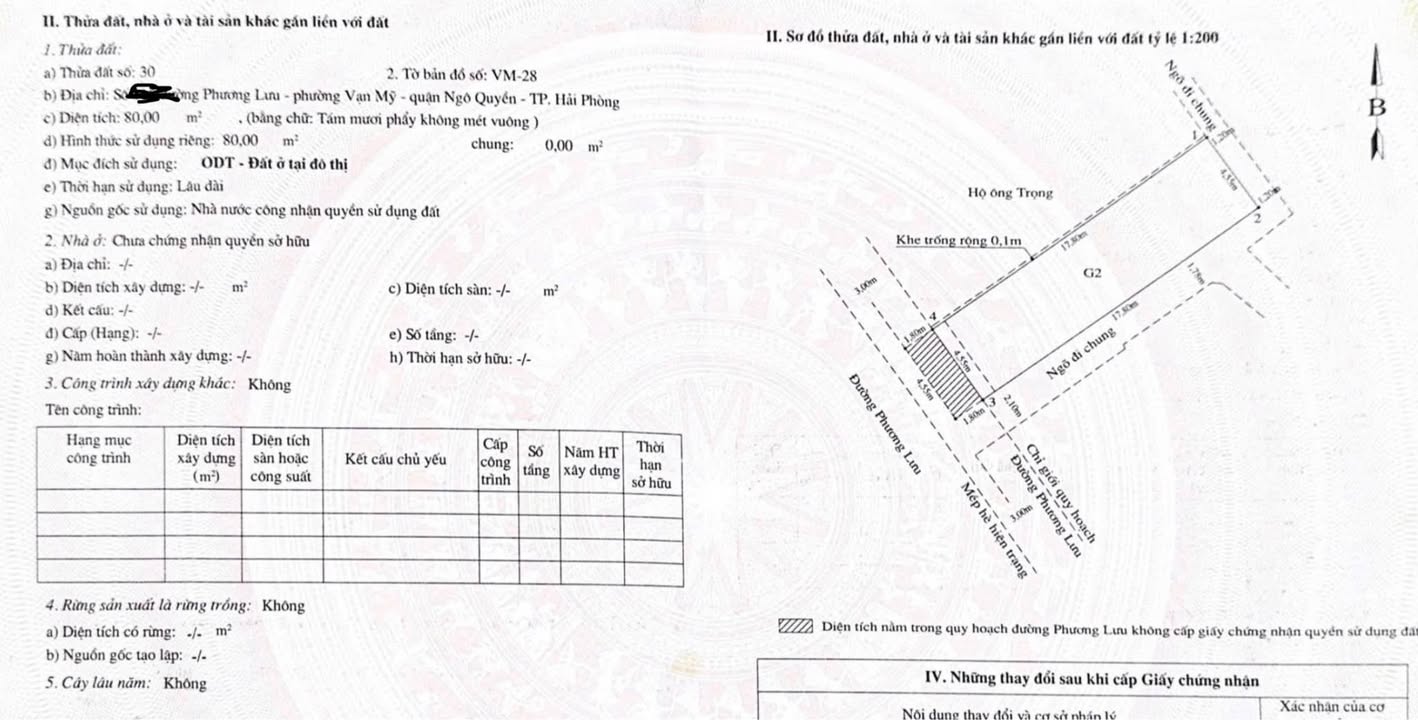 Nhà mặt đường Phương Lưu Hải Phòng 80m² giá 8 tỷ - Đầu tư sinh lời tốt!