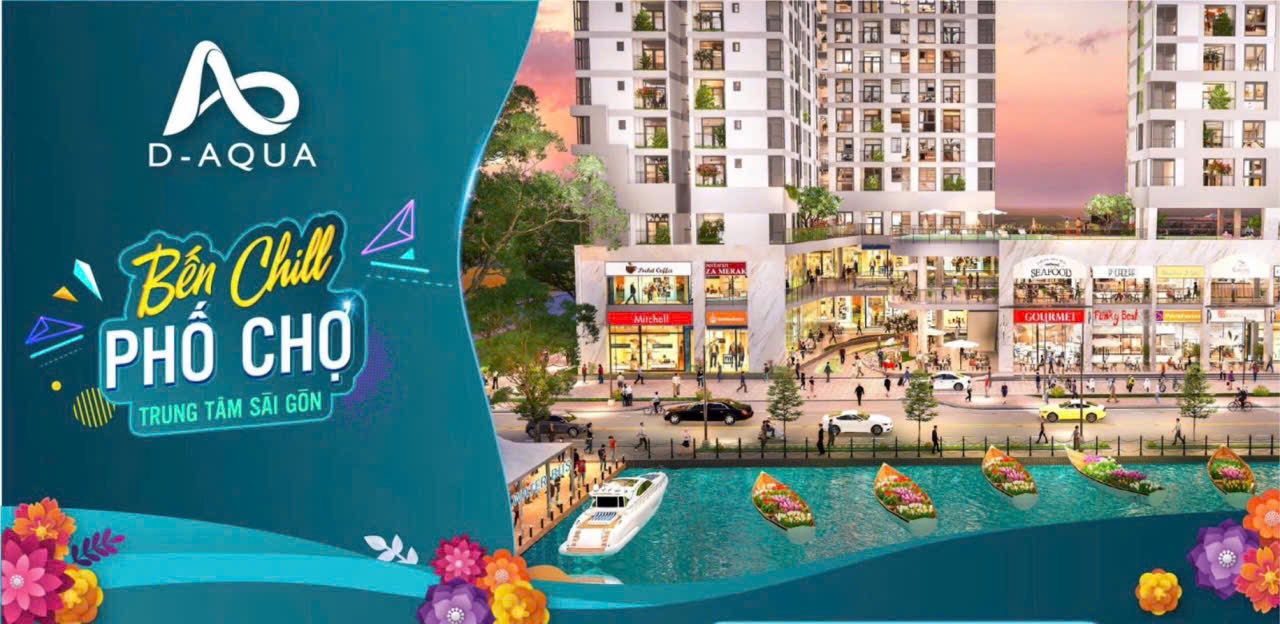 ShopHouse D-AQUA Quận 8 95m² giá 4.5 tỷ - Cơ hội đầu tư hấp dẫn!