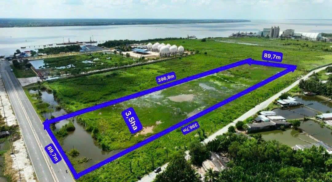 Đất mặt tiền đường 830, xã Tân Tập, 35.000m² giá 115 tỷ - Đầu tư sinh lời tại Cảng Quốc tế Long An!