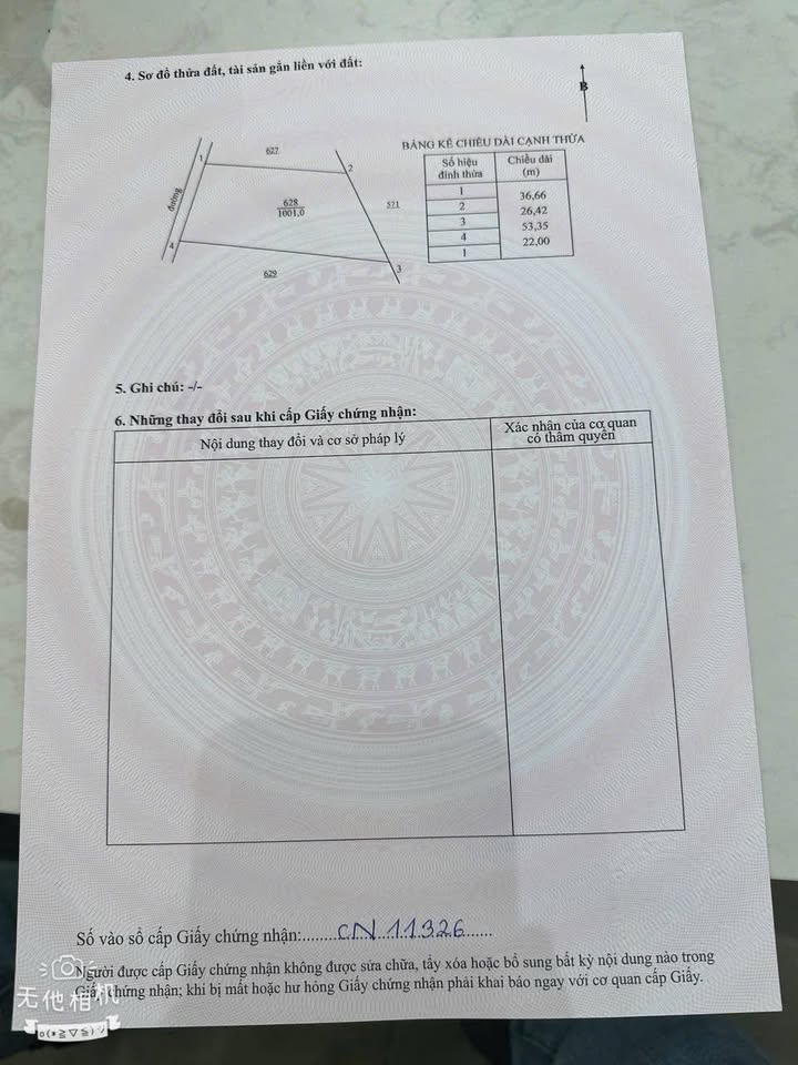 Đất nền 1 sào xã Láng Dài, Đất Đỏ, Bà Rịa - Vũng Tàu giá 720 triệu - Bán gấp trong tuần!