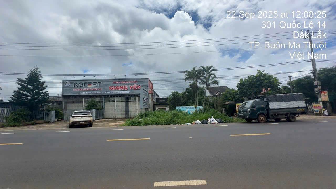 Đất thổ cư mặt tiền Quốc Lộ 14, Buôn Ma Thuột 1050m² - Giá chỉ 17 tỷ!