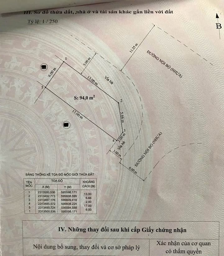 Đất nền KĐT Quang Minh, Thủy Sơn 94m² giá 5,3 tỷ - Lô góc hiếm có đầu tư sinh lời!