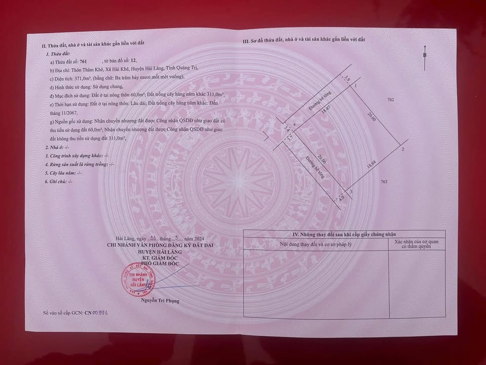 Đất thổ cư 200m² xã Mỹ Thủy, Quảng Trị - Gần biển, giá chỉ 1.6 tỷ!