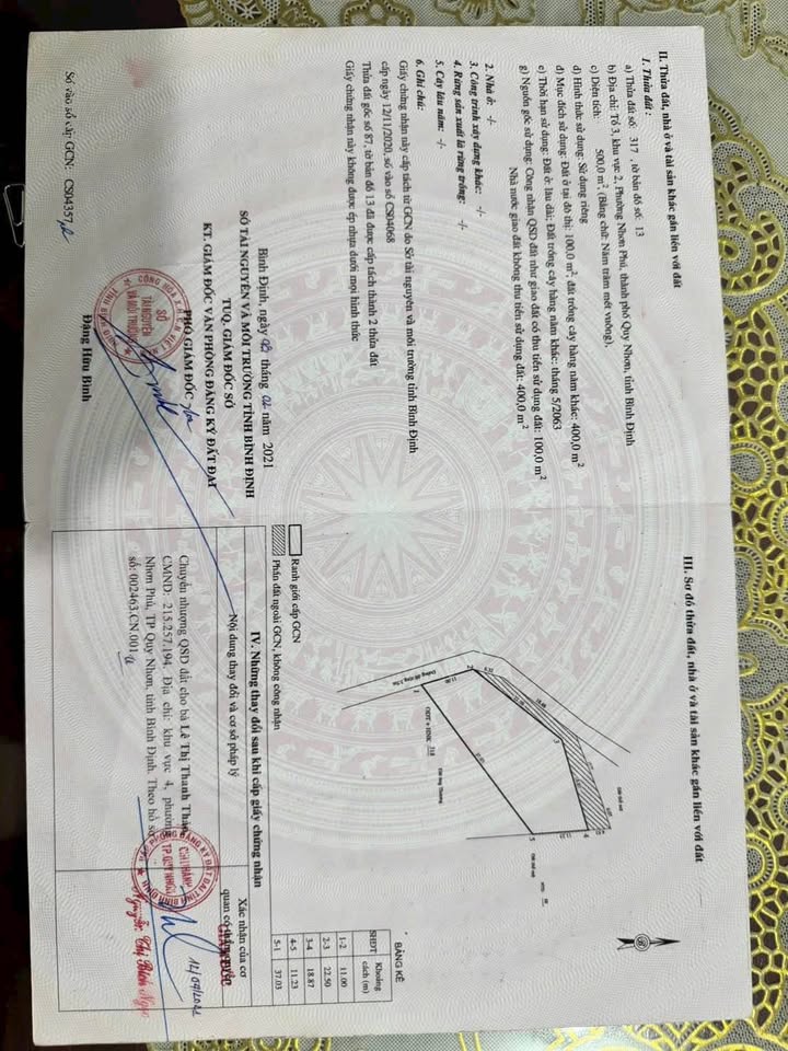 Đất nền chính chủ Nhơn Phú Quy Nhơn 500m² giá chỉ 1.7 tỷ - Tiềm năng đầu tư lớn!