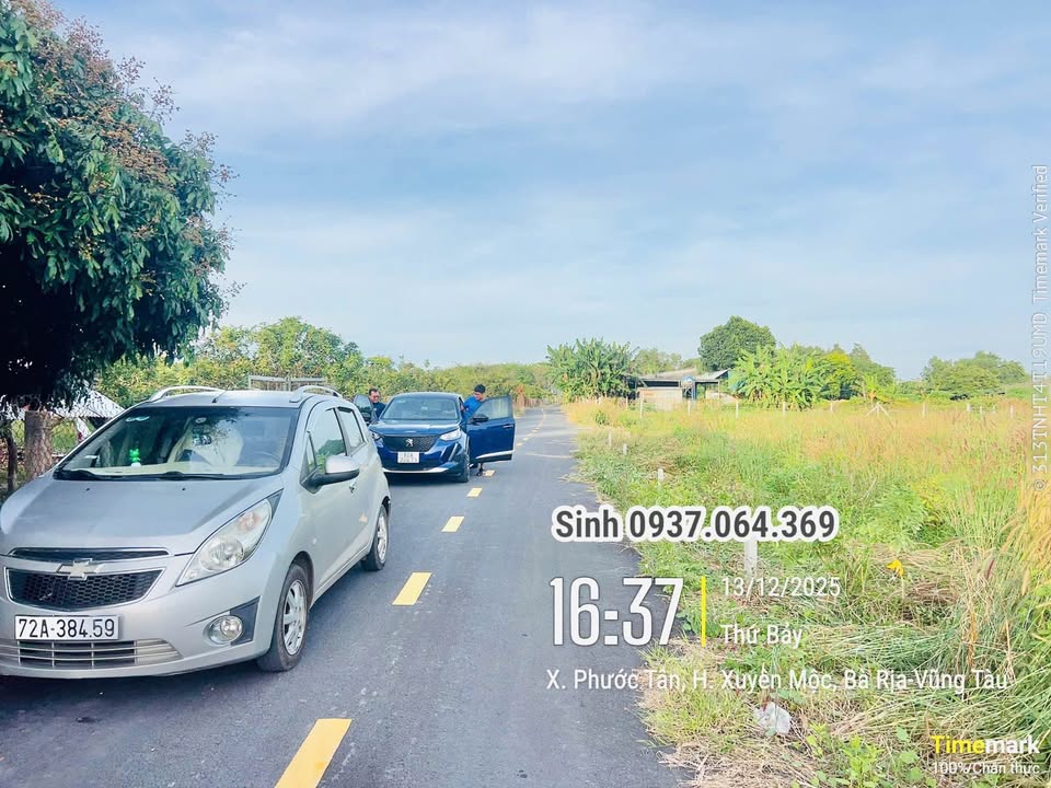 Đất nền Phước Tân - Xuyên Mộc 180m² giá 800 triệu - Sổ hồng chính chủ!