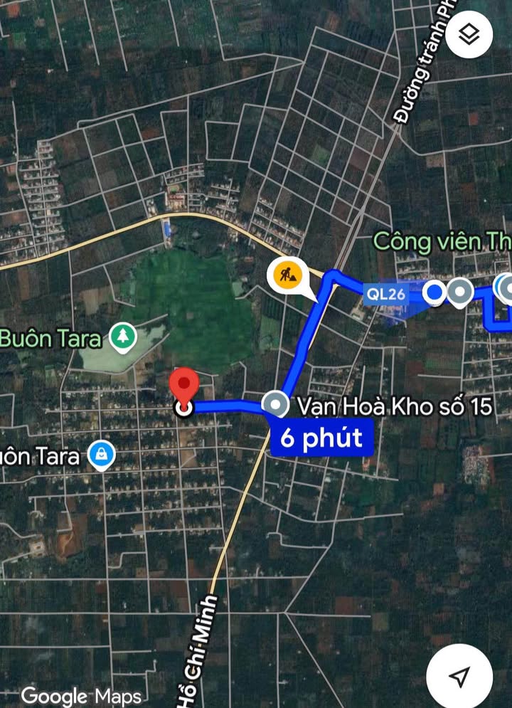 Đất nền tại hẻm C1, Krông Pắc, Đắk Lắk 138m² giá 645 triệu - Cơ hội đầu tư tuyệt vời!