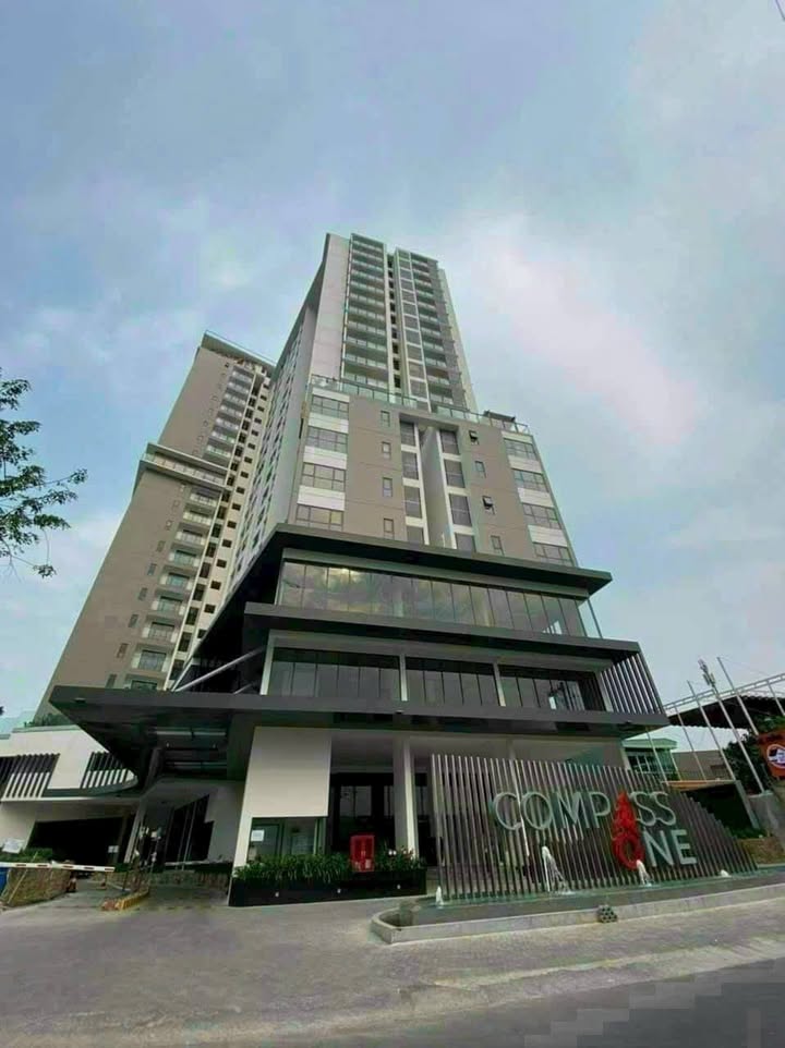 Căn hộ chung cư Compass One Thủ Dầu Một 77m² giá 8.5 triệu - Full nội thất, dọn vào ở ngay!