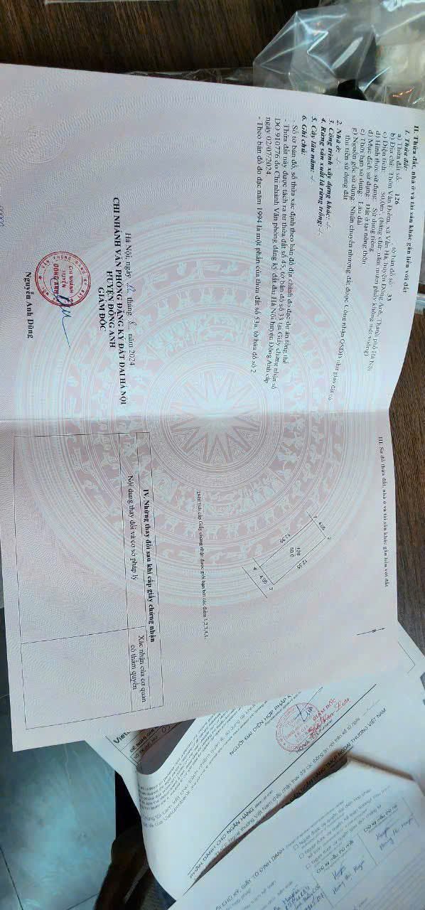 Đất Vân Hà Đông Anh 50m² giá thỏa thuận - Sổ hồng chính chủ, tiềm năng tăng giá cao!