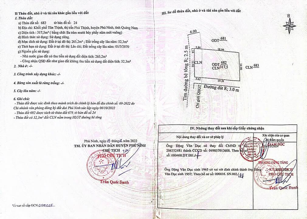 Đất đầu tư tại xã Chiên Đàn, Đà Nẵng 317m² - Tiềm năng sinh lời cao!