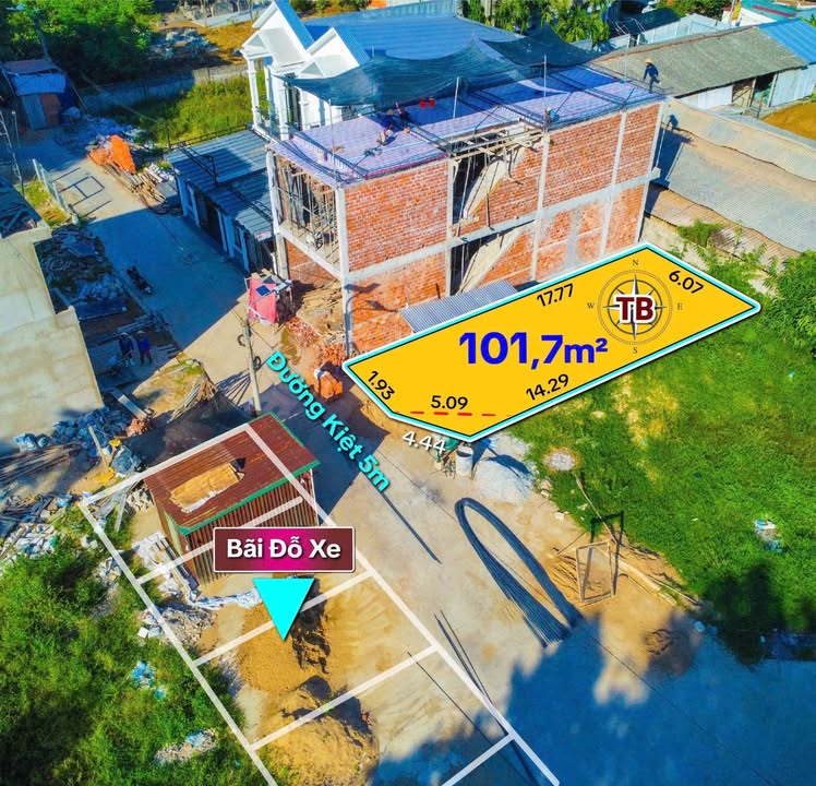 Đất nền Kiệt 112 Minh Mạng, Thủy Xuân 101,7m² giá 1.9 tỷ - Đường ô tô tận nơi!