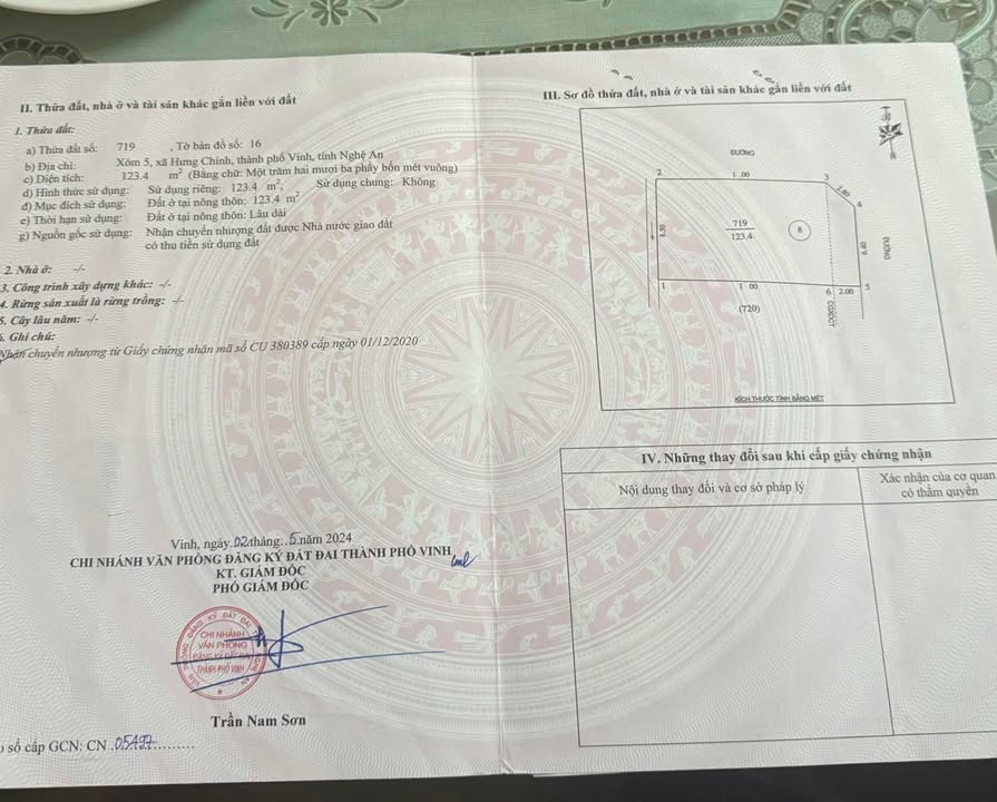 Đất Hưng Chính - Hưng Nguyên 123m² giá 4 tỷ - Lô góc 2 mặt đường, kinh doanh tốt!