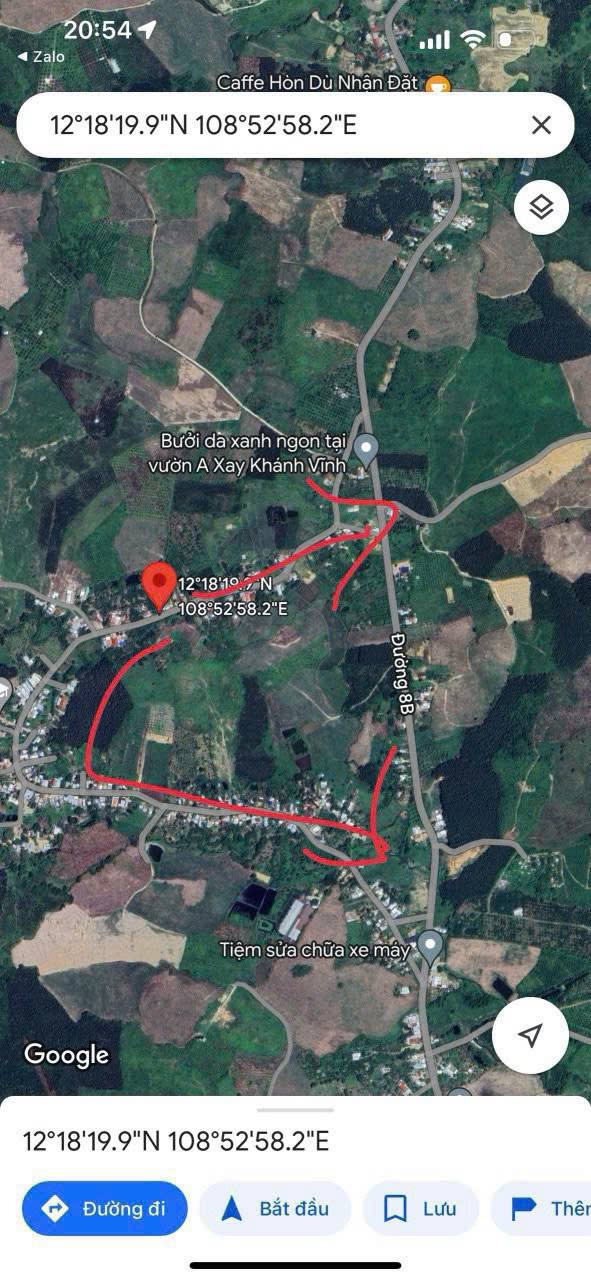 Lô đất mặt tiền đường Khánh Nam 250m² giá 320 triệu - Sổ hồng chính chủ