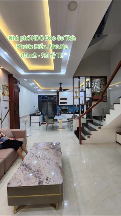 Nhà phố KDC Đào Sư Tích, Phước Kiển 85m² giá 9.5 tỷ - Thiết kế hiện đại, tiện ích đầy đủ!