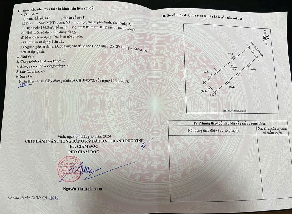 Đất nền mặt đường Lê Quý Đôn, phường Vinh Lộc, 136m² - Đầu tư sinh lời cao!