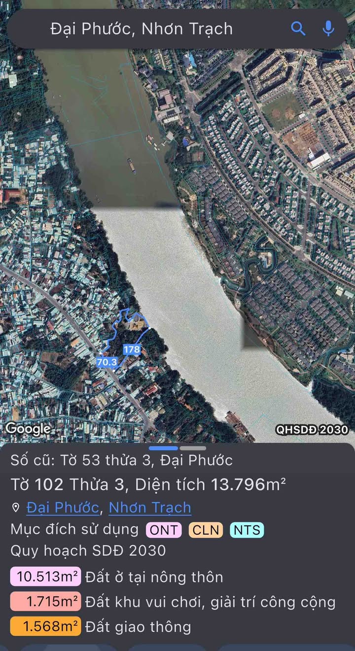 Đất nền Đại Phước Nhơn Trạch 1.4ha giá thỏa thuận - Cơ hội đầu tư hấp dẫn!