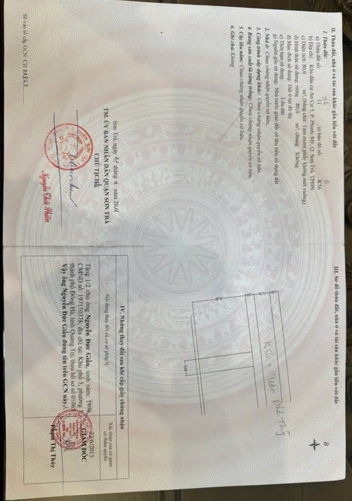 Đất nền đường Trần Đức Thông, Sơn Trà, Đà Nẵng 80m² - Chính chủ bán, giá thương lượng!