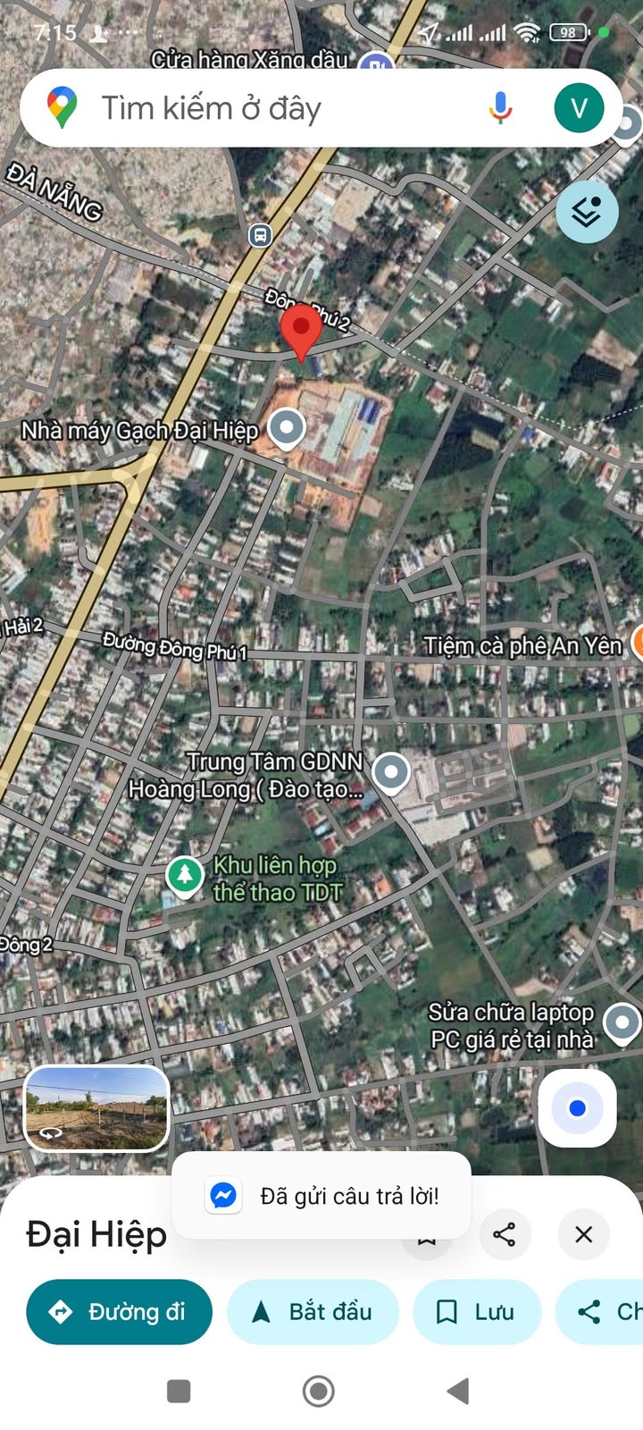 Đất nền Đại Hiệp, Quảng Nam 190m² giá 1.1 tỷ - Cơ hội đầu tư tuyệt vời!