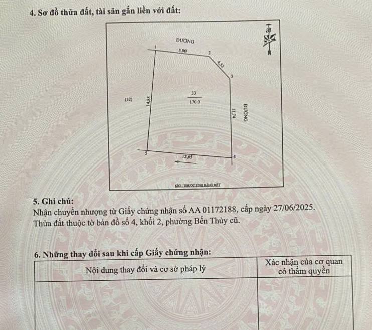 Đất tái định cư 350m² Phường Trường Vinh giá thỏa thuận - Hướng Đông thuận lợi
