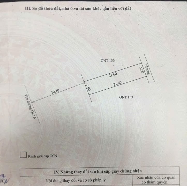 Đất mặt tiền QL 1A Phước Lộc 108m² giá 1.999 tỷ - Kinh doanh thuận lợi!