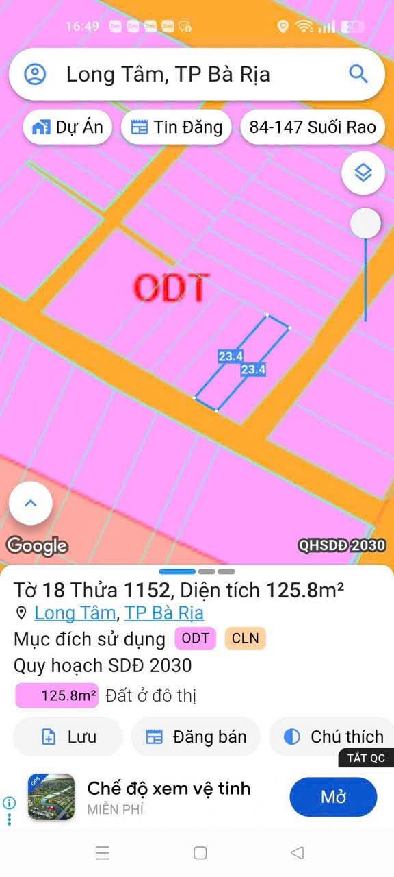 Đất nền đẹp Hẻm 73 Trần Phú, 129m² giá 2.3 tỷ - Cơ hội đầu tư tuyệt vời!