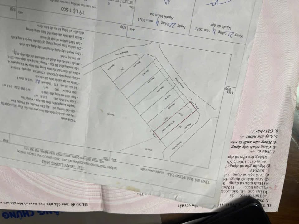 Đất thổ cư Long Hải 105m² giá 980 triệu - Cần tiền bán gấp!