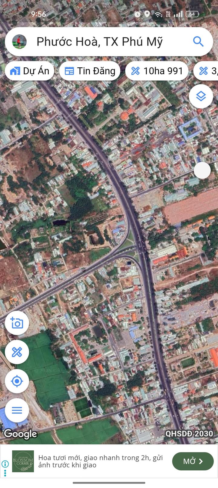 Đất mặt tiền đường Phú Mỹ 3, Bà Rịa - Vũng Tàu 422.4m² - Cơ hội đầu tư tuyệt vời!