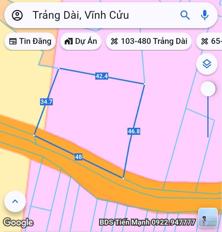 Đất nền Thiện Tân Vĩnh Cửu 1792m² giá 3.69 tỷ - Pháp lý sổ đỏ chính chủ!