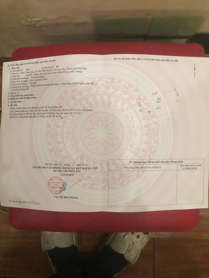 Đất nền Thư Phú, Thường Tín 68m² giá 3.6 tỷ - Cơ hội đầu tư lý tưởng!