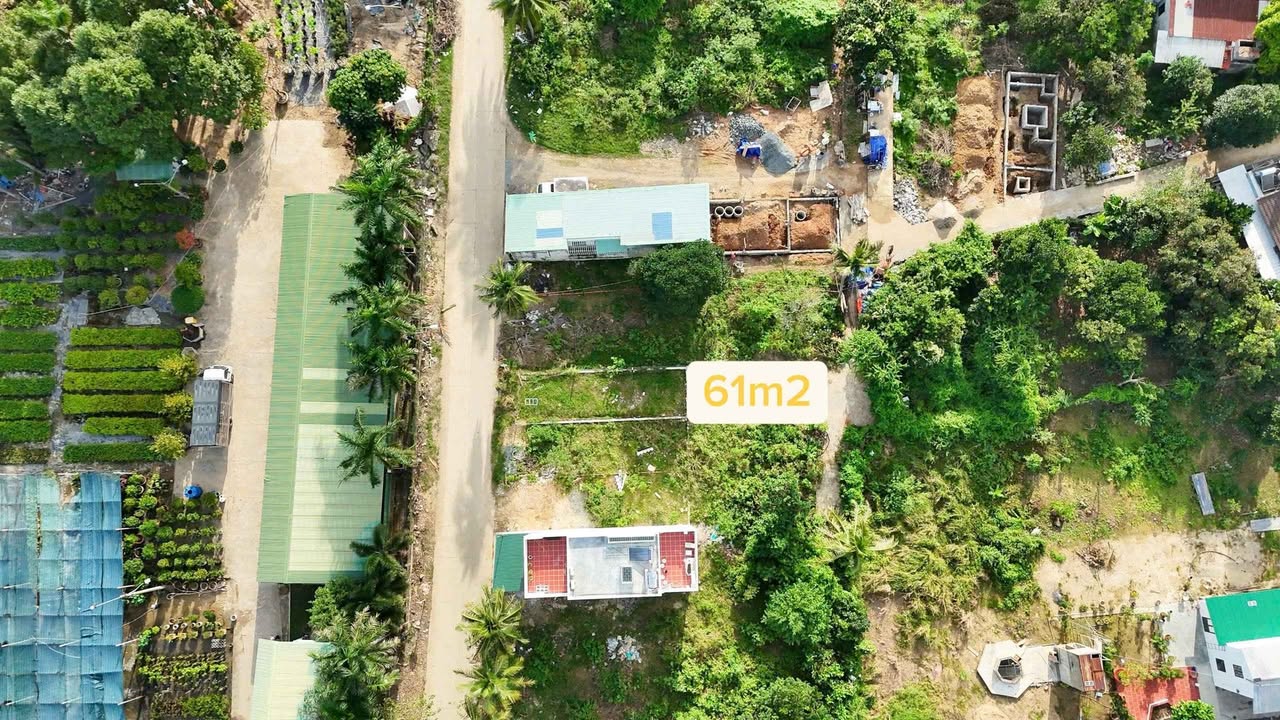 Đất nền Vĩnh Trung Nha Trang 61m² giá chỉ 1.55 tỷ - Cơ hội đầu tư tuyệt vời!