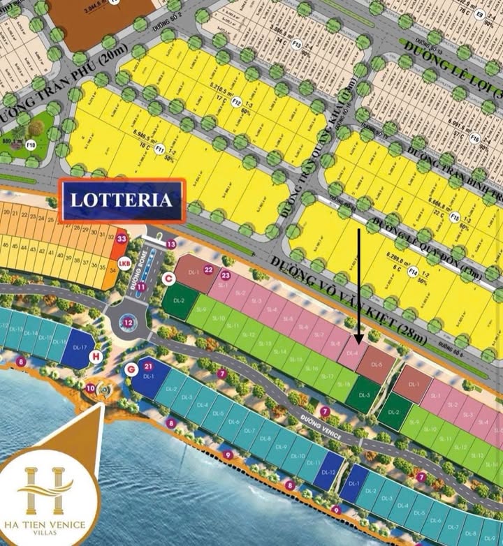 Đất nền biệt thự mặt tiền Võ Văn Kiệt, Hà Tiên 308m² giá 5 tỷ - Cơ hội đầu tư hấp dẫn!