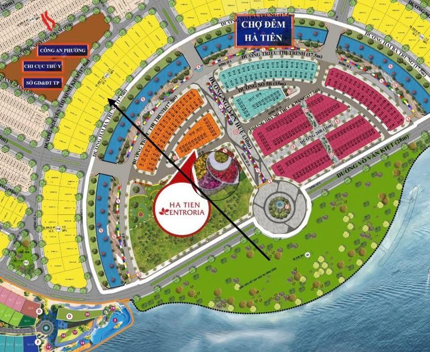 Đất nền Khu đô thị mới Hà Tiên 255.3m² giá 2.5 tỷ - Đầu tư sinh lời cao!