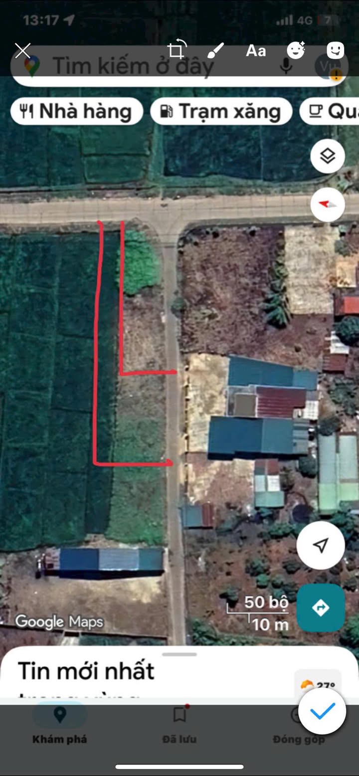 Đất 2 mặt tiền Quốc lộ 14, Hòa Khánh, 465m² giá 2.29 tỷ - Tiềm năng đầu tư lớn!