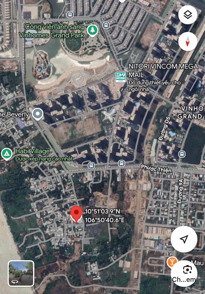 Đất thổ cư Phước Thiện, TP. Thủ Đức 635m² giá 30 tỷ - Vị trí vàng, tiềm năng sinh lời cao!