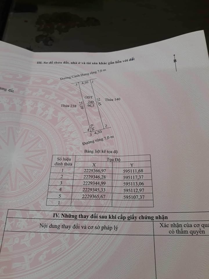 Đất thổ cư Trung Sơn, Tam Điệp 96m² giá 1.1 tỷ - Hai mặt tiền đường lớn!