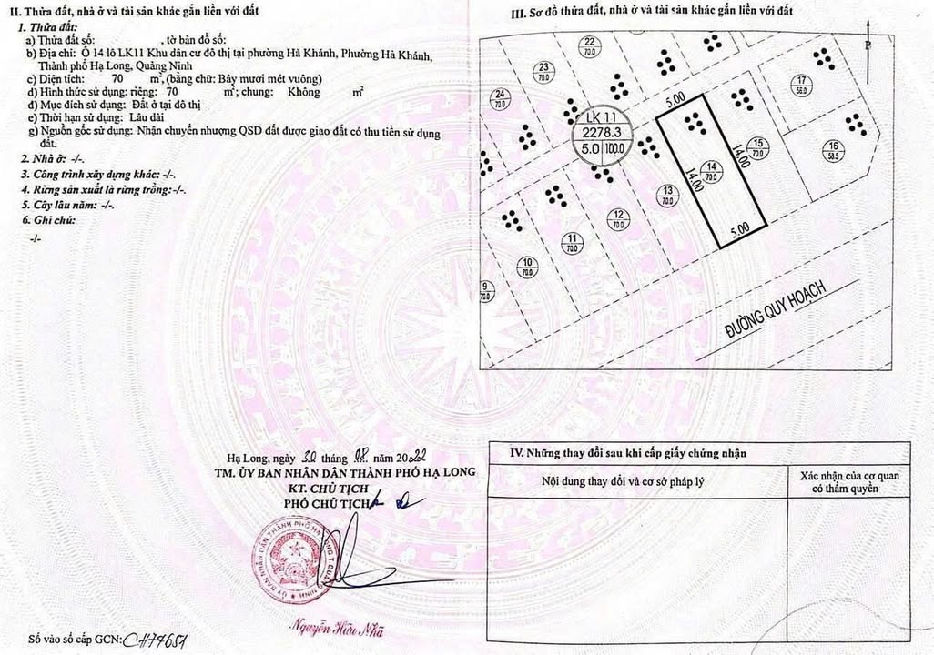 Nhà phố thương mại Khu đô thị Hà Khánh 70m² giá 1.6 tỷ - Đường lớn, sổ đỏ chính chủ!