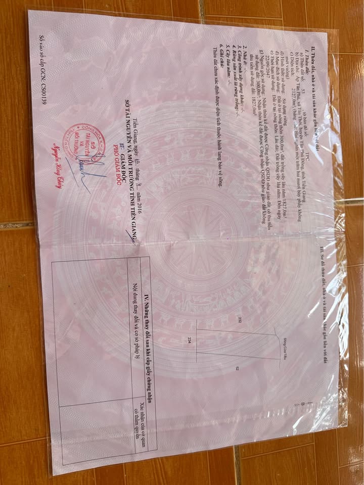 Đất nền đẹp 300m² tại ấp Tân Phú, Tiền Giang chỉ 480 triệu - View sông Mê Kông tuyệt đẹp!