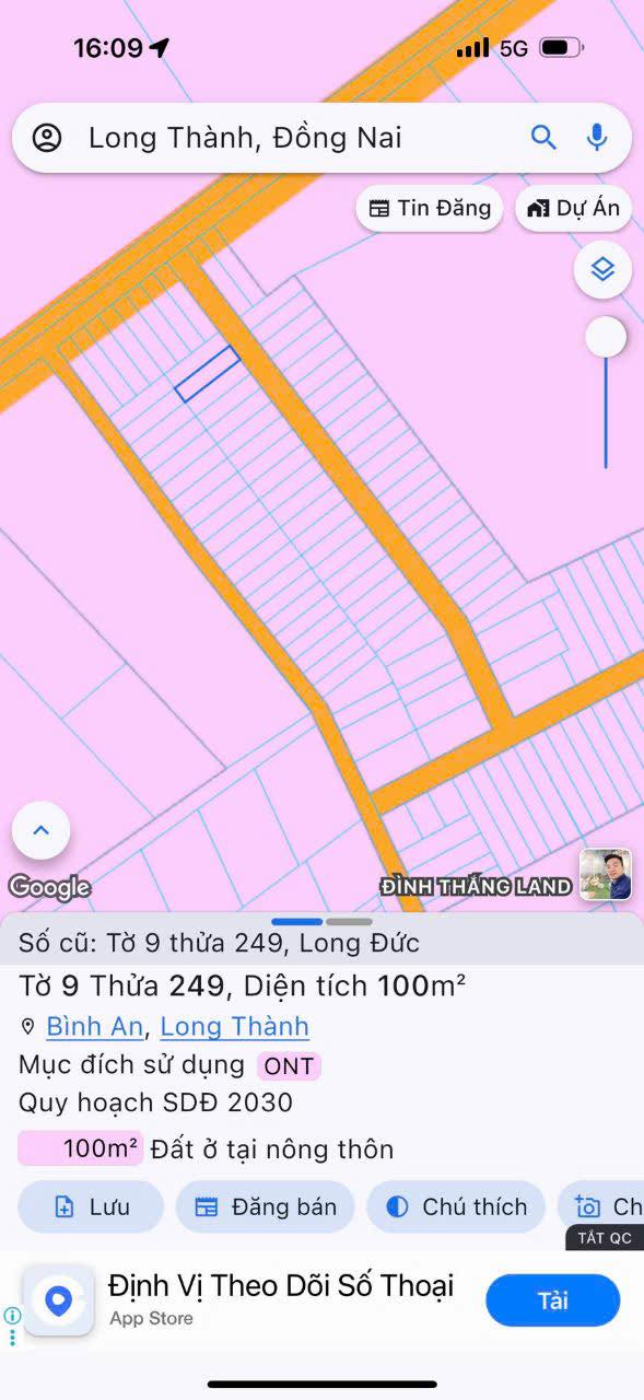 Đất nền Long Đức, Long Thành 100m² giá chỉ 930 triệu - Sổ đỏ chính chủ