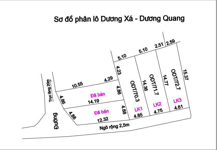 Đất nền Dương Xá - Mỹ Hào 70m² chỉ 1.3 tỷ - Cơ hội đầu tư lý tưởng!