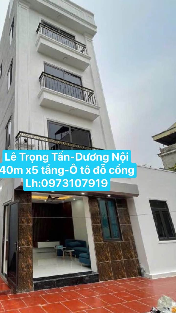 Nhà phố Lê Trọng Tấn, Dương Nội 40m² giá 7 tỷ - Ô tô đỗ cổng, gần Aeon Mall!