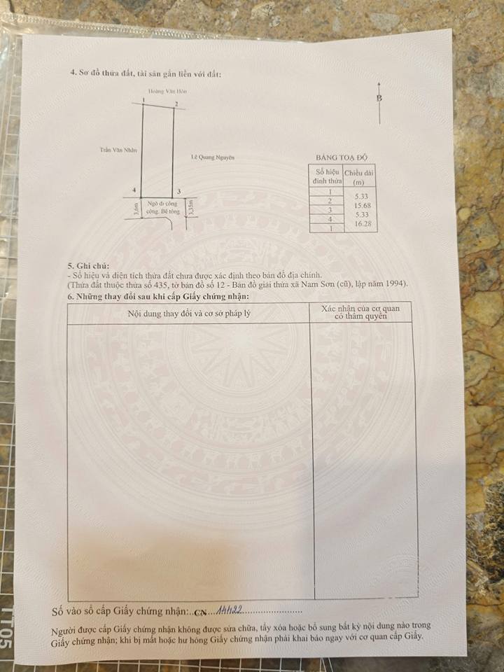 Đất nền Nam Sơn, An Dương 85m² giá 2.28 tỷ - Cơ hội đầu tư tuyệt vời!