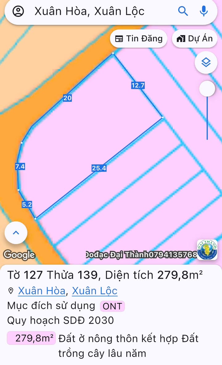 Đất nền Xuân Tâm, 3187m² chỉ 900 triệu - Sổ riêng chính chủ!