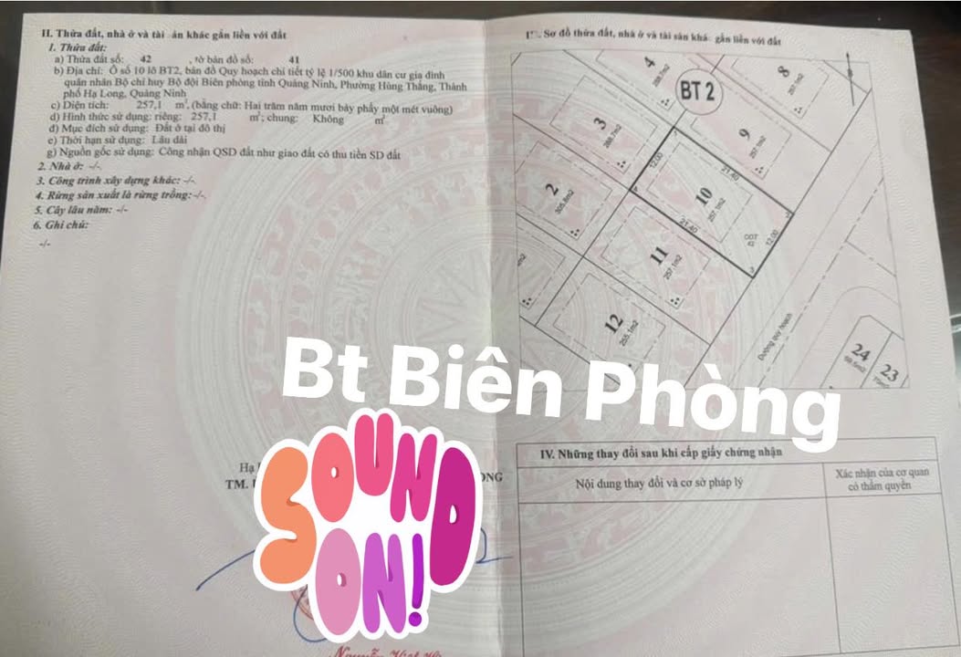 Biệt thự Biên Phòng Hùng Thắng 257m² giá 10.386 tỷ - Tiện ích xung quanh đầy đủ!