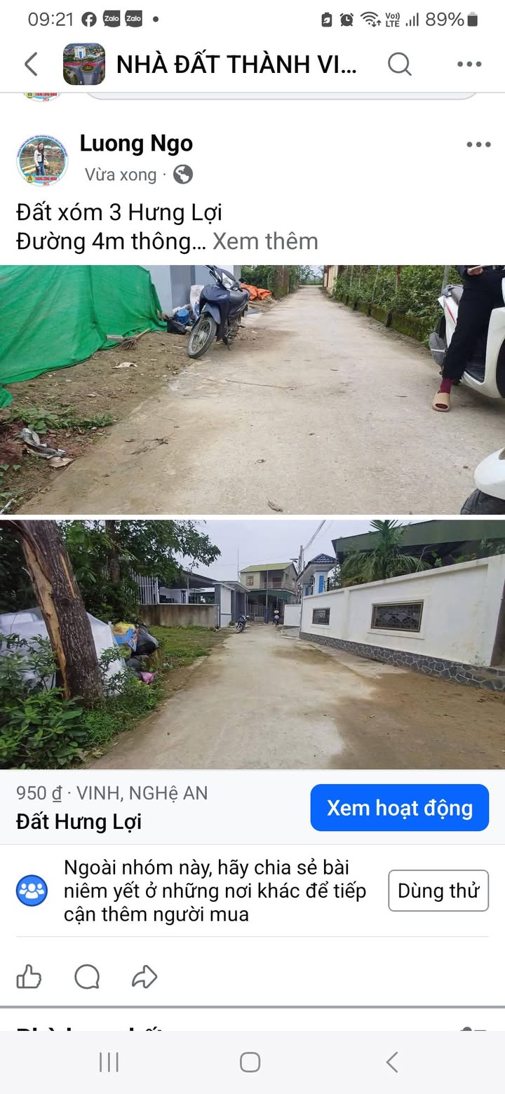 Đất nền Hưng Lợi, Hưng Nguyên 102m² giá 900 triệu - Đầu tư sinh lời nhanh!