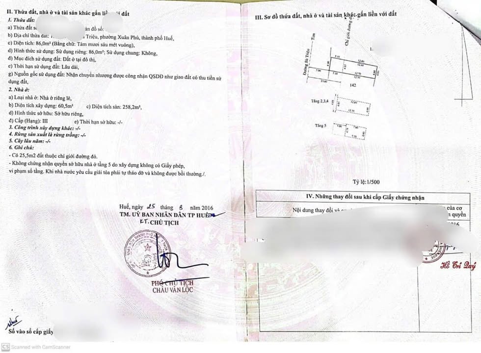 Nhà 5 tầng Bà Triệu - Quận Thuận Hoá, TP. Huế - Kinh doanh sầm uất, giá thương lượng!