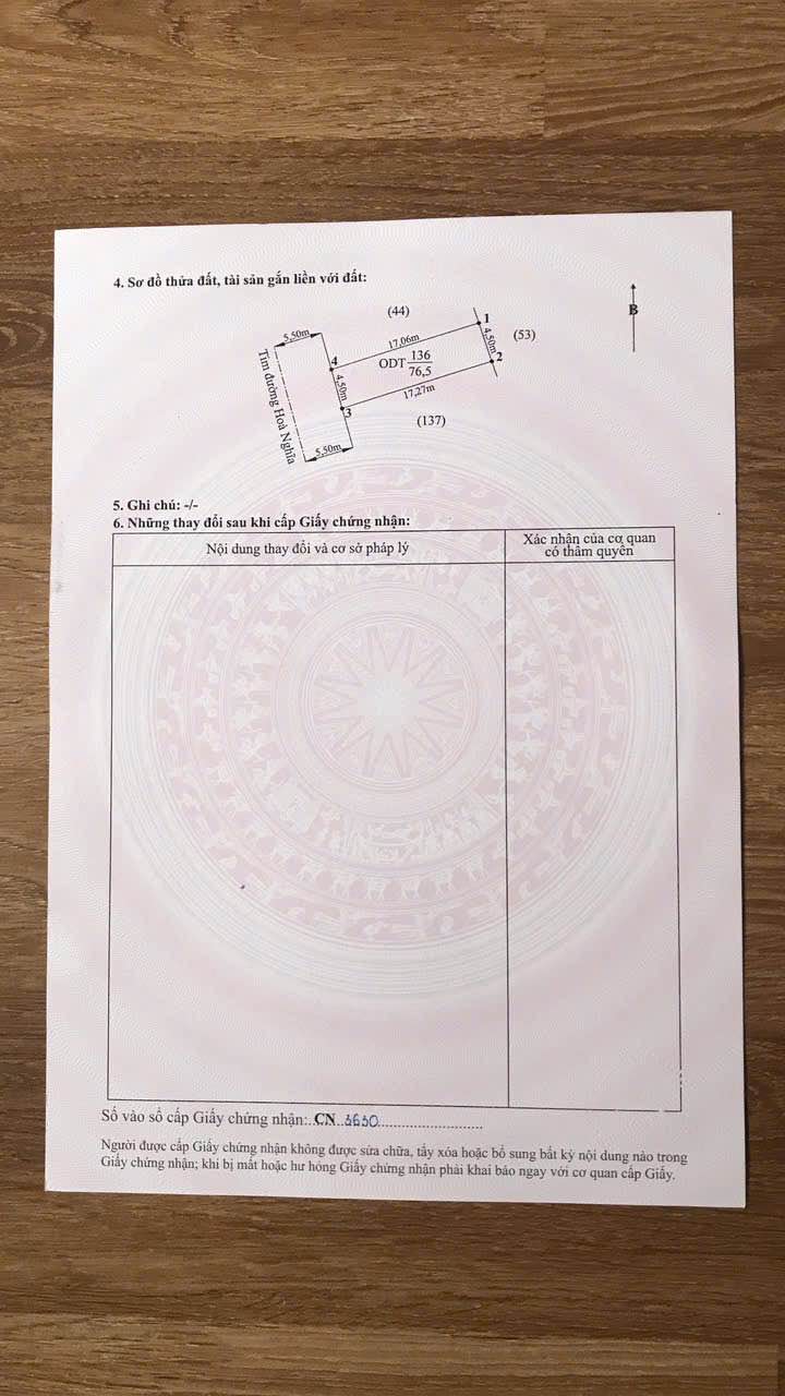 Đất mặt đường Hoà Nghĩa, Dương Kinh, Hải Phòng 76.5m² giá 2.5 tỷ - Đầu tư sinh lời ngay!